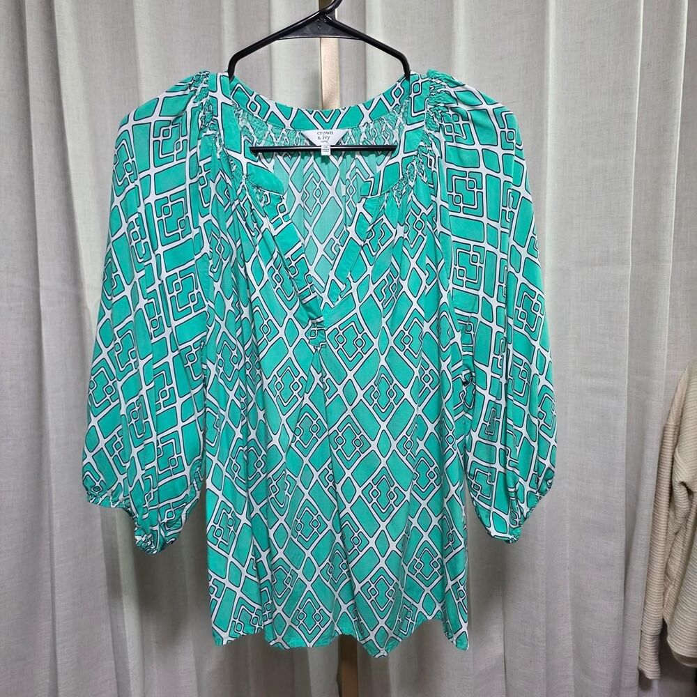 Crown-ivy Women's multi Blouse